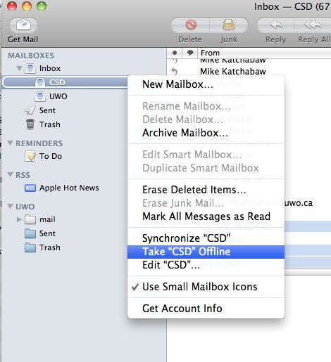 archive email account in mail for mac
